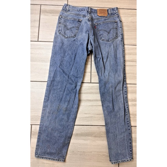 Vintage Levis Jeans Men's 36x34 Blue Denim Faded High Rise 901 Relaxed Loose Y2K - Picture 2 of 7